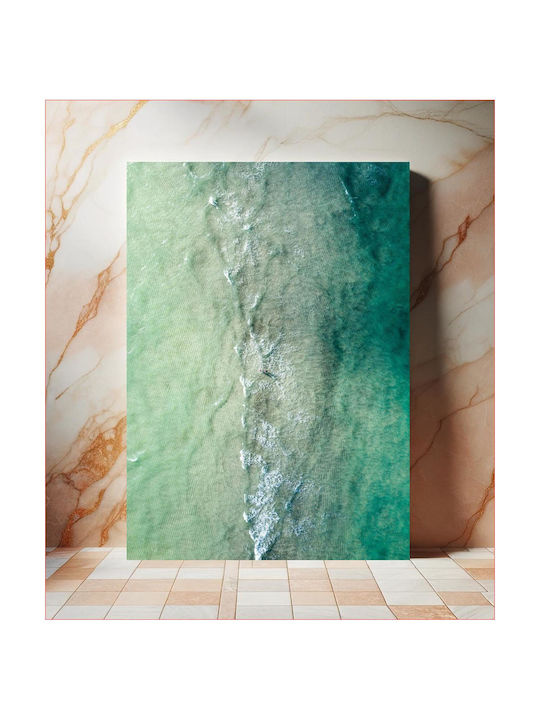 Painting Aerial View Surfing In Crystal Clear Ocean Aerial Photograph Of Surf Crystal Clear Ocean 100x150