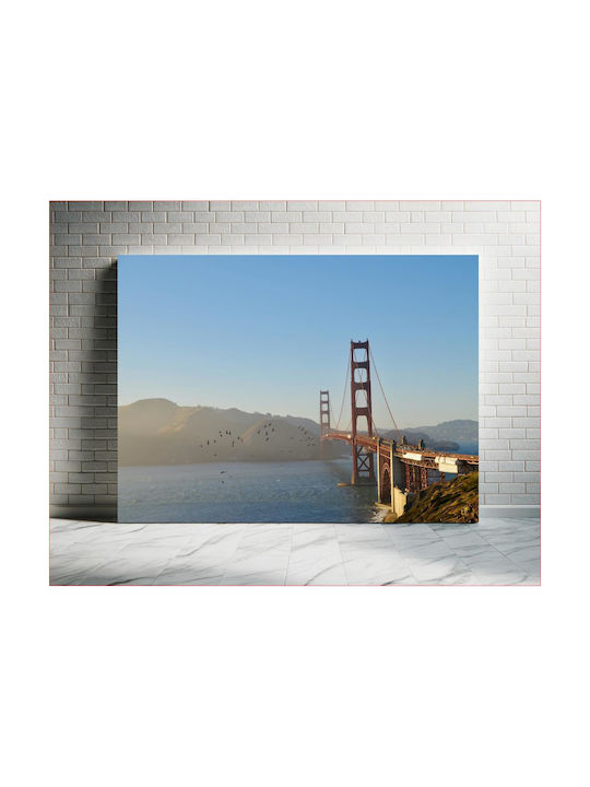 Панел Golden Gate Bridge At Dusk Golden Gate Br...