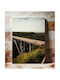 iLovePrints Gemälde Brücke Über Den Bewaldeten Tal 100x150