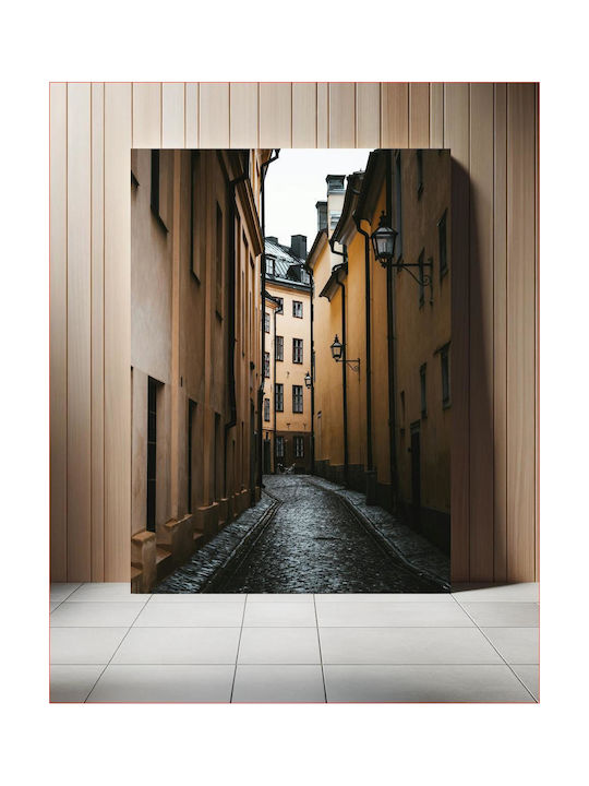 Gemälde Narrow Alleyway In City Στενό Δρομάκι Στην Πόλη 100x150