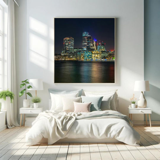 Painting Nighttime In City Night In The City 110x110