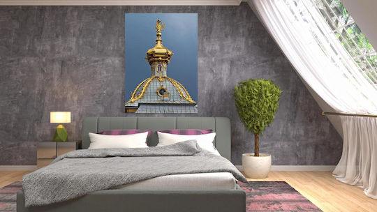 Painting Golden Architectural Dome Gold Architectural Dome 100x150