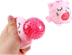 I-Total Mini Cat Pink Squishy Ball Pink