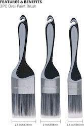 Rollingdog Oval Brush Set 3pcs Malamute