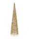 Weihnachtsdekorationen mit Bäumen Kegel 100cm Gold