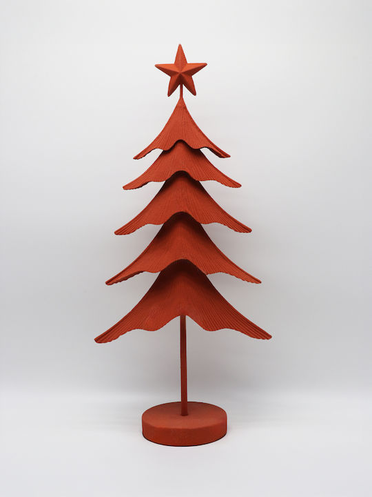 Weihnachtsdekorationen mit Bäumen Metallisches Baum 66,5cm Orange