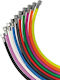 Bts Miflex 100cm High Flexible Regulator Hose Unf 3/8 Blue 969437