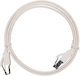 Extralink Flat U/FTP (STP) Καλώδιο Δικτύου Ethernet 1m Λευκό