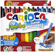 Carioca Drawing Markers 6mm Coarse Set 6 Colours