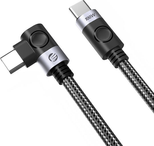 Orico Cable USB-C Male - USB-C 100W PD Black 0.5m