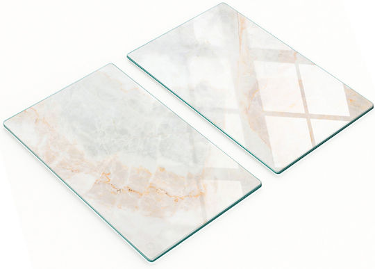 Tulup Σετ Επιφάνεια Κοπής Μαρμάρινη 52x30cm 2τμχ