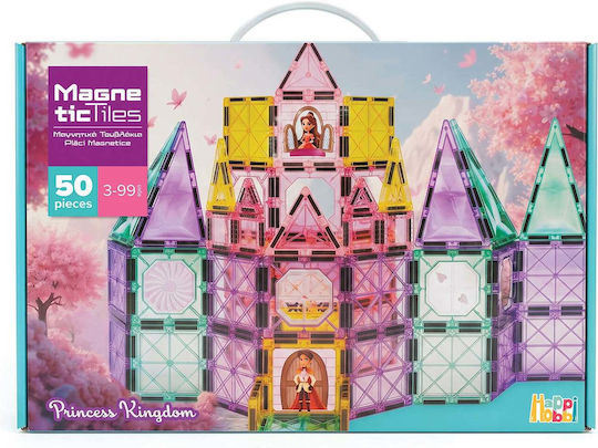 HappiHobbi Магнитна играчка за строене за деца 3+ години