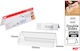 Madrid Papel Doppeltes Schreibtisch-Organisator Namensständer 210x70mm