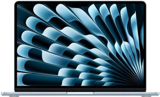 Apple MacBook Air 13.6" IPS Retina Display (M5-10-Core/16GB/512GB SSD/8-Core GPU) с Зарядно 30W Sky Blue (Английска (Великобритания) клавиатура)
