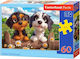 Παιδικό Puzzle Happy Dachshunds 60pcs Castorland