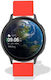 Tekday Smartwatch 656560 Red Silicon Strap