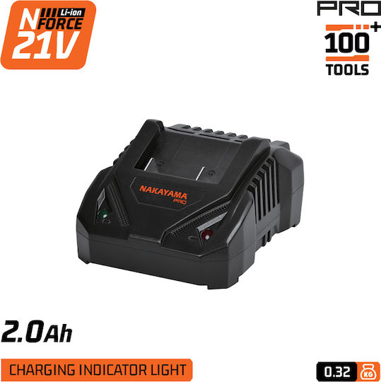 Nakayama Pro Tool Battery Charger 21V Lithium