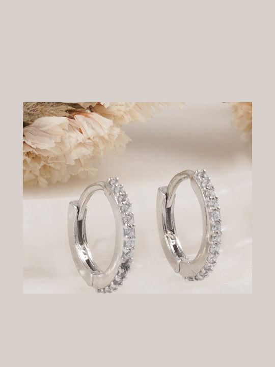 Heliophilia Silver Ohrringe aus Silber Graue