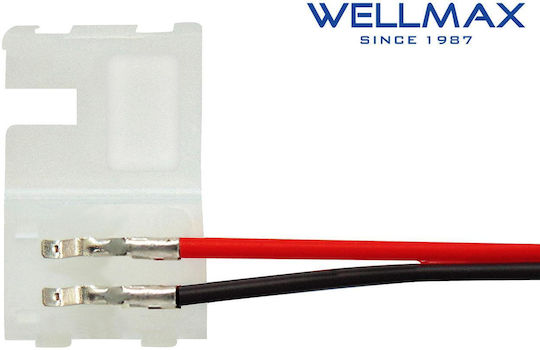 LED Strip Connector 3528 Power Supply 10mm Wellmax 02.038.0206 5 Pieces