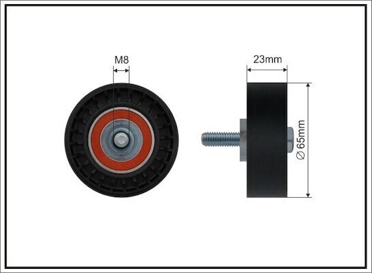 Τεντωτήρας Ιμάντα Micro-v Fiat Palio Siena 97 1.4 Flex 65x8x23 55204392