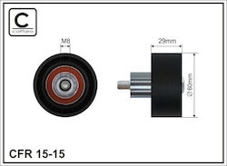 Οδηγός Ιμάντα Χρονισμού Ford Transit Connect 02 1.8 16v 60x8x29 Οδηγός Ιμάντα Χρονισμού Ford Transit Connect 02 1.8 16v 60x8x29