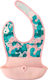 Baby Cloud Waterproof Silicone Baby Bib Pink