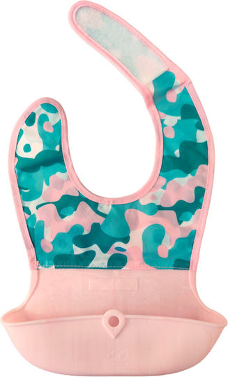 Baby Cloud Waterproof Silicone Baby Bib Pink