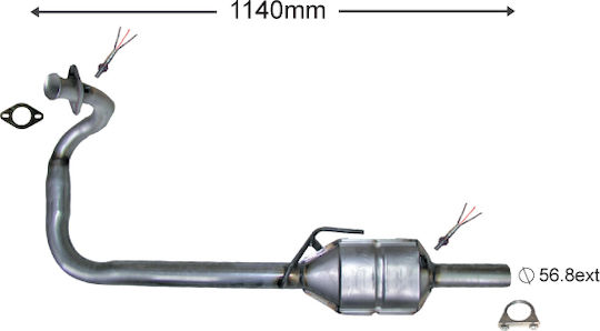 Americat Komplett Katalysator Chrysler Jeep Td.08-203 Td.08-203