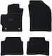 Luxury Quality Carpet Car Mats Black Compatible Toyota Corolla Hybrid Set Front and Back 4 Pieces