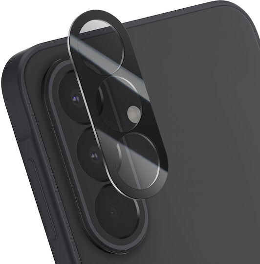 Avizar Protecție pentru camera Galaxy A27 Design dintr-o singură piesă Fabricat din sticlă securizată Protector de ecran Negru Transparent