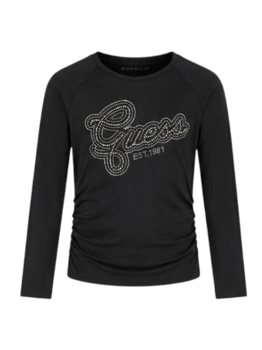 Guess Tricou pentru copii Negru