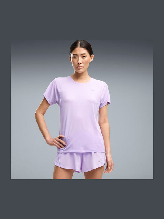 PUMA Damen T-shirt Flieder PUMA Damen T-shirt Flieder