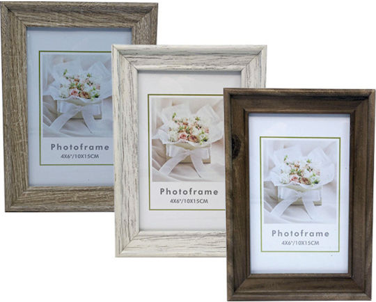 AGC Wooden Photo Frame With White Frame
