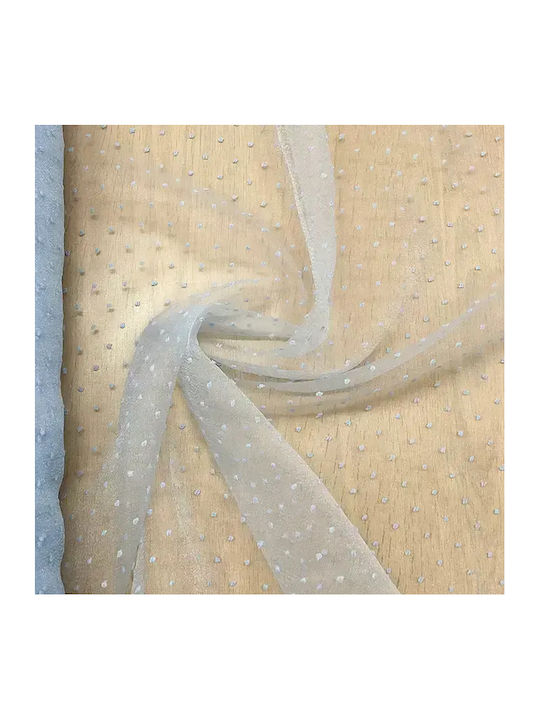 Decoration Fabric Organza By Meter Sky Blue
