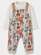 Kids Clothing Set with Dungarees Summer 2 Pieces Multicolour