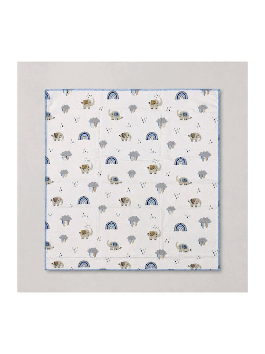 Kamtex Baby Burp Cloth Light Blue 80x90cm