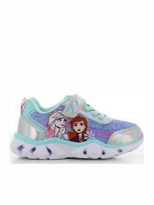 Kids Sneakers with Hoop & Loop Closure Grey