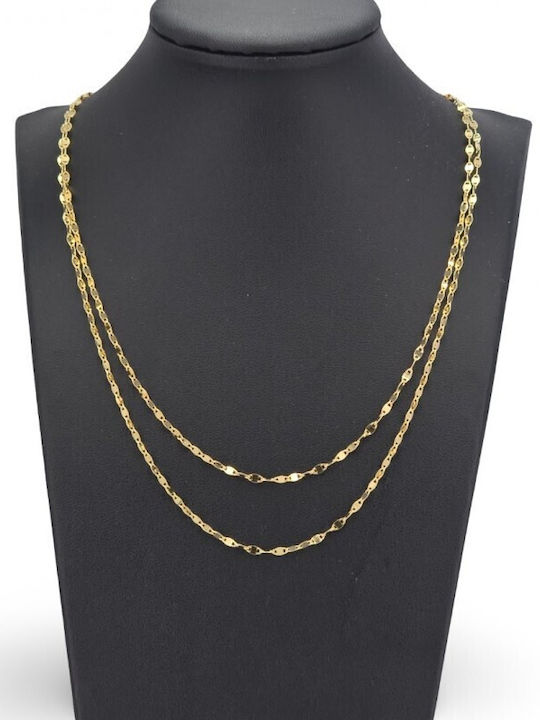 Necklace Made of Gold Plated Silver Necklace Made of Gold Plated Silver