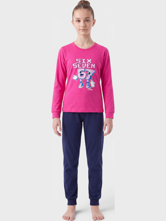 Nina Club Kids Winter Pyjamas Fuchsia
