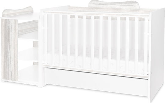 Lorelli Πολυμορφική Κούνια White Artwood Γκρι