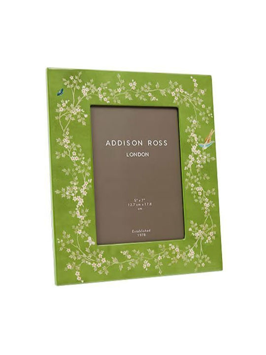 Addison Ross Chinoiserie Plastic Photo Frame With Green Frame