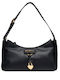 Women's Black Leather Shoulder Bag