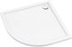 Deante Semicircular Acrylic Shower Tray 80x80cm White