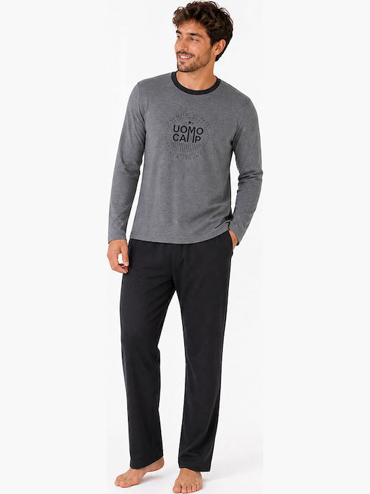 Comfort Winter Men's Pyjamas Grey