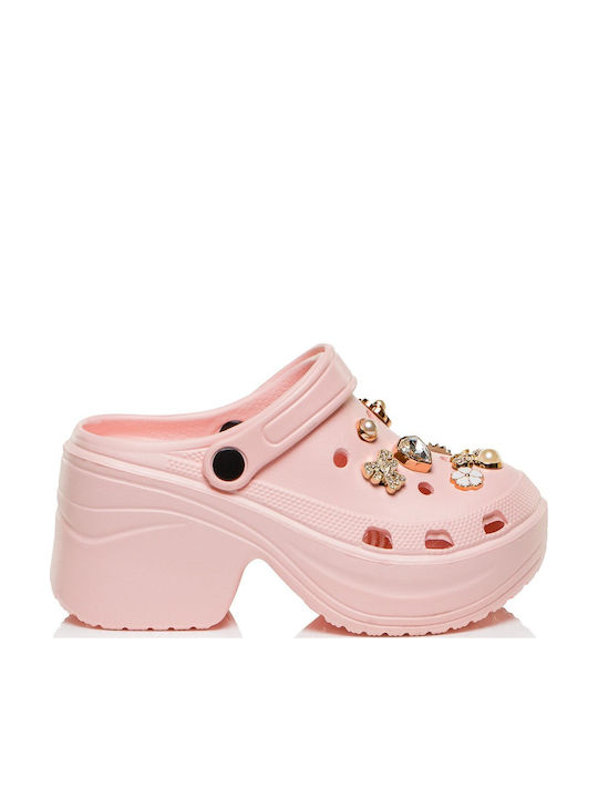 Jomix Women's Pink Clogs