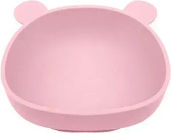 Baby Cloud Bol pentru copii din silicon roz