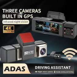 Car DVR Camera Set 4K Wi-Fi GPS & Rear Camera Car DVR Camera Set 4K Wi-Fi GPS & Rear Camera
