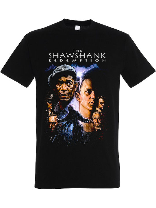 Мъжка Тениска Черна Щампа Shawshank Redemption Dp9168