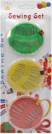 Sewing Needles Card 3 Set Homie 101316 12 Pieces
