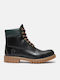 Premium 6inch Men's Waterproof Green Boots